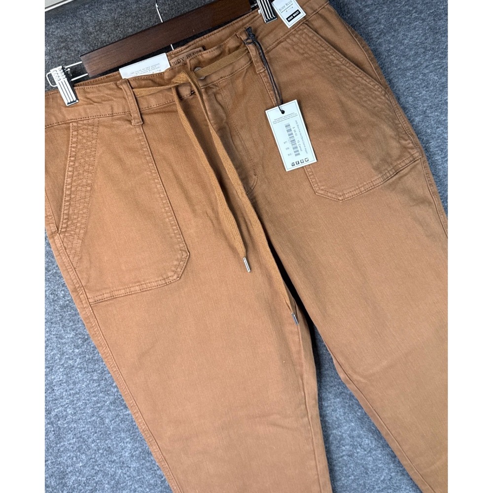 Judy Blue I've Got Plans Camel Jogger High Waist‎ Pants JB88857 C Size 15/32 NEW